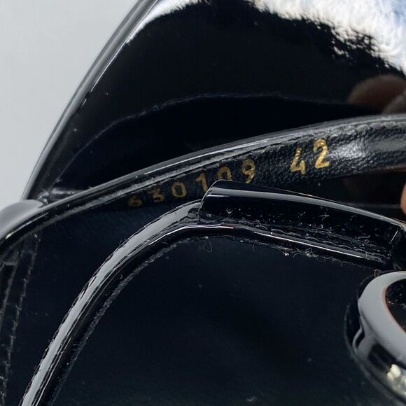 Saint Laurent Cassandra Leather Sandals size 42 - Picture 10 of 16